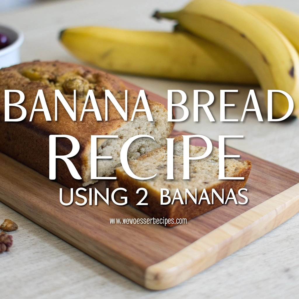 Banana Bread Recipe Using 2 Bananas