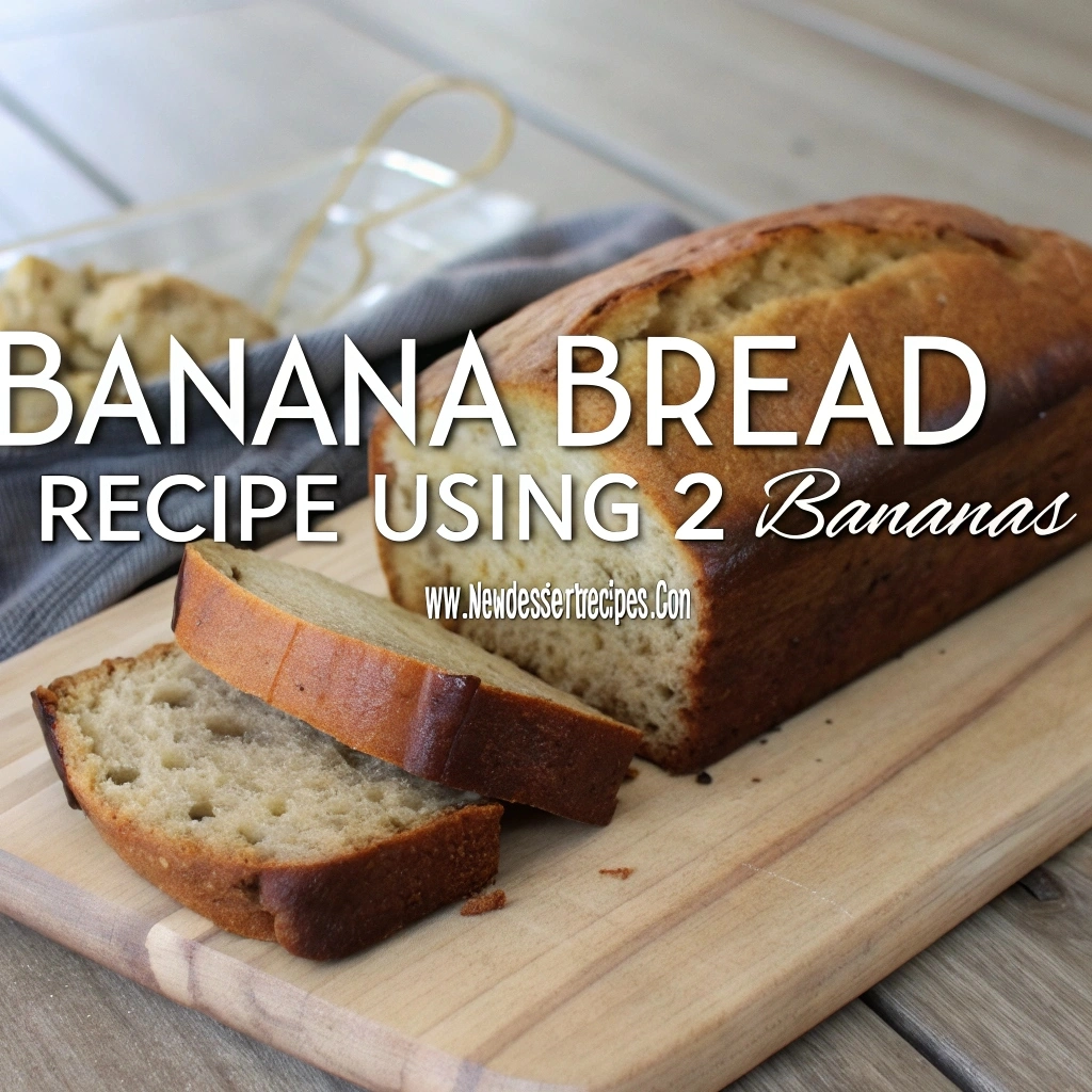 Banana Bread Recipe Using 2 Bananas